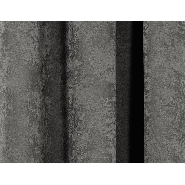 Duck River Steena Metallic Textured Window Curtain Panel 27”x 84” Gray – Pair