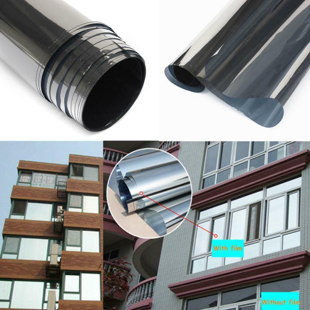 15%VLT Silver Mirrored Window film UV Proof Reflective Window tint HOHOFILM