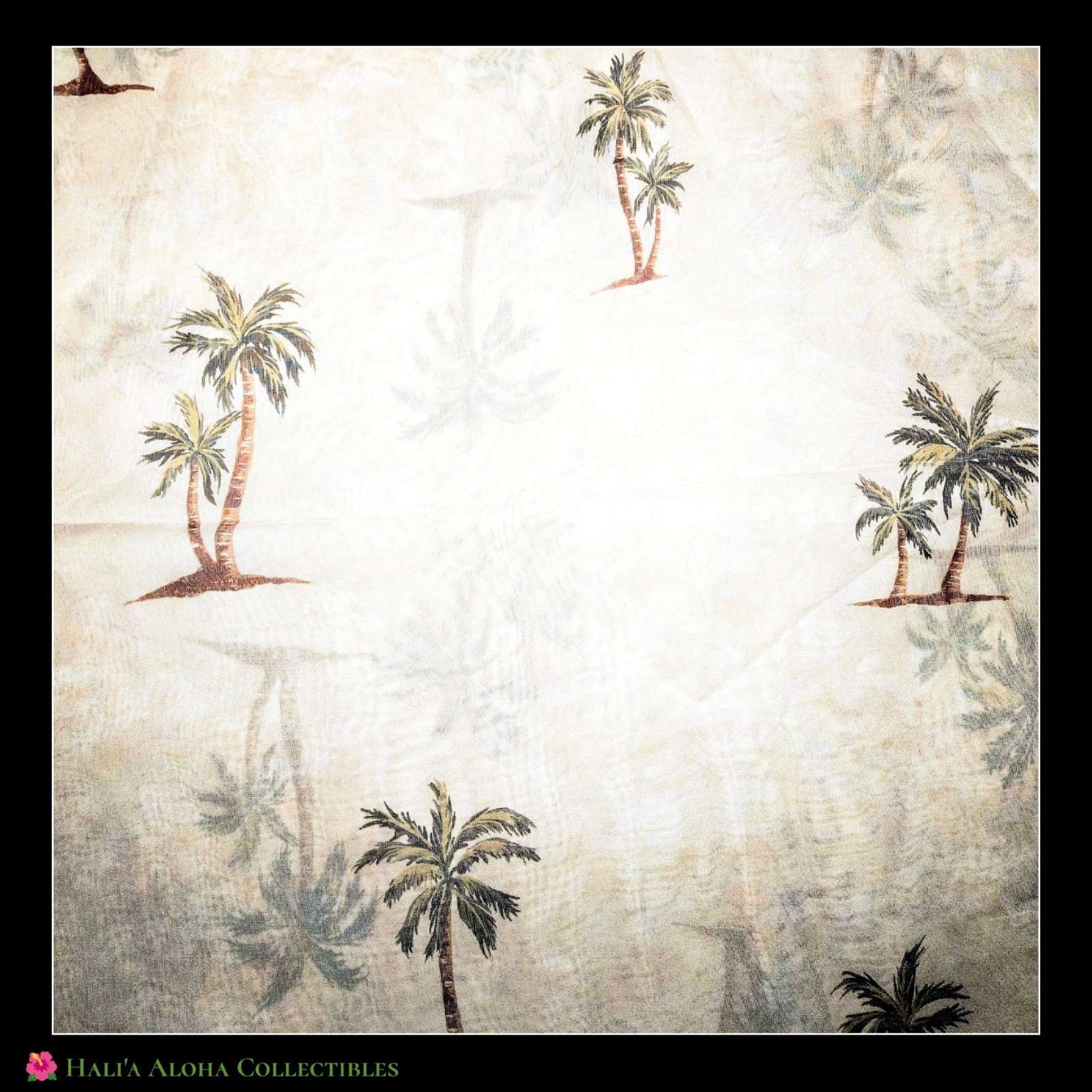 Elegant Palm Tree Scarf Valance Topper Window Curtain Voile Sheer 216″L x 60½”W
