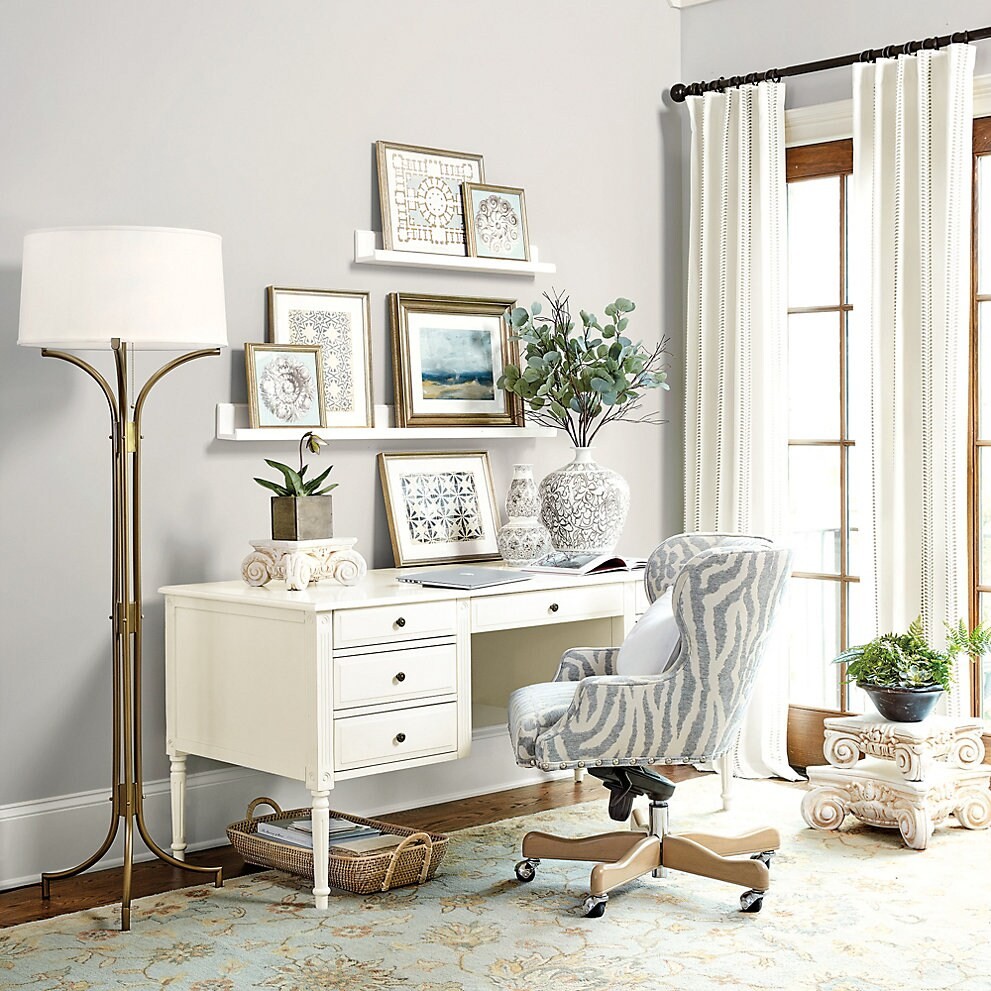 Ballard Designs Hollis Ditsy Stripe Drapery Panel…