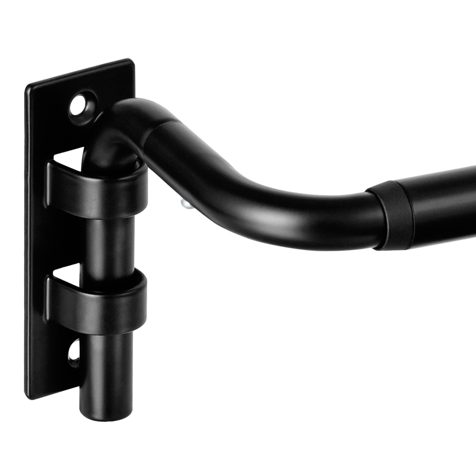 Blackout Curtain Rod Wrap Around Room Darkening Adjustable Window Hardware