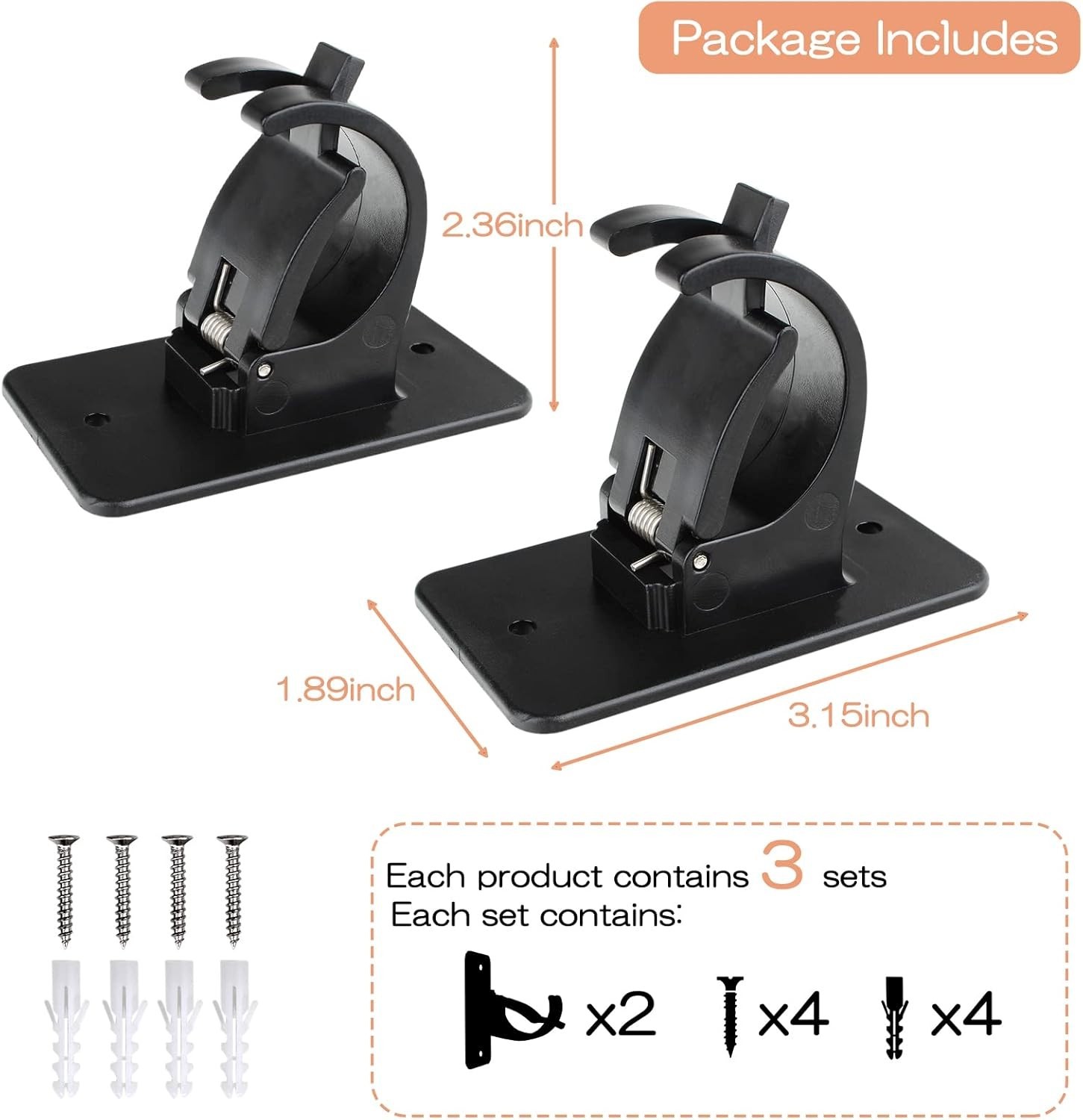 Versatile 6-Pack Self-Adhesive Curtain Holders – Perfect for Home and Office