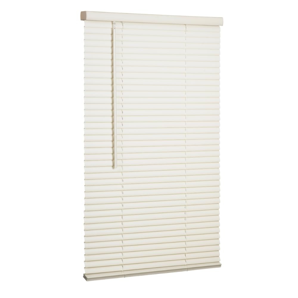 LOTUS & WINDOWARE Cordless Mini Blind, 1″ Vinyl Slats, 55″ Wide x 64″ Long – …