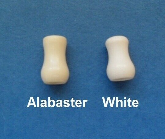 Cord Plastic Tassel Drops Pull End 4 Blinds Shades White or Alabaster 12 – 50pcs