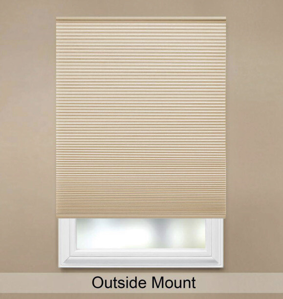 Sahara Cordless Blind Light Filtering Cellular Shade 27 5/8 W x 48” L Horizon