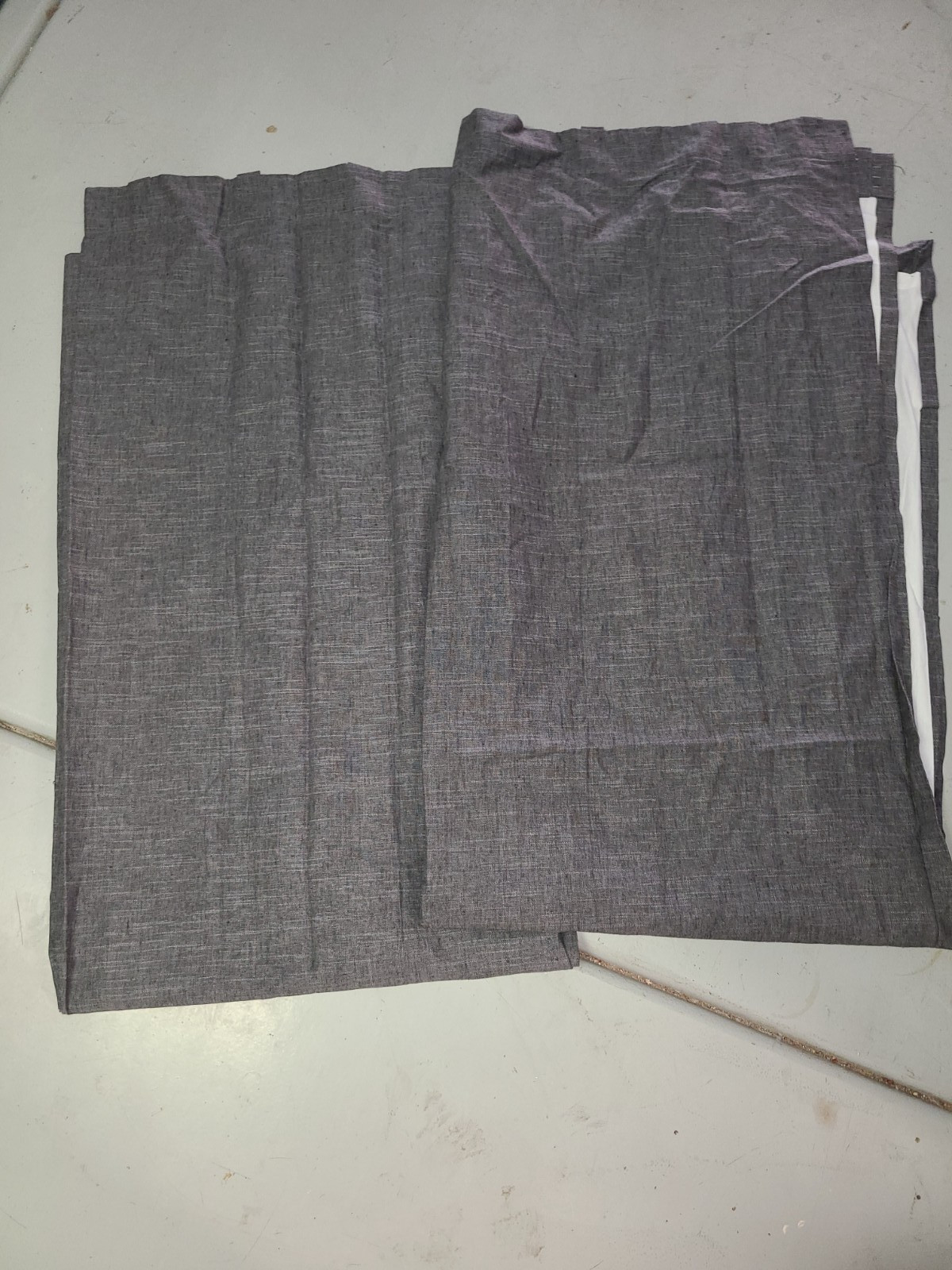 Pottery Barn “Emery Charcoal Linen Cotton” Drapes 50 X 84 – 2 Panels