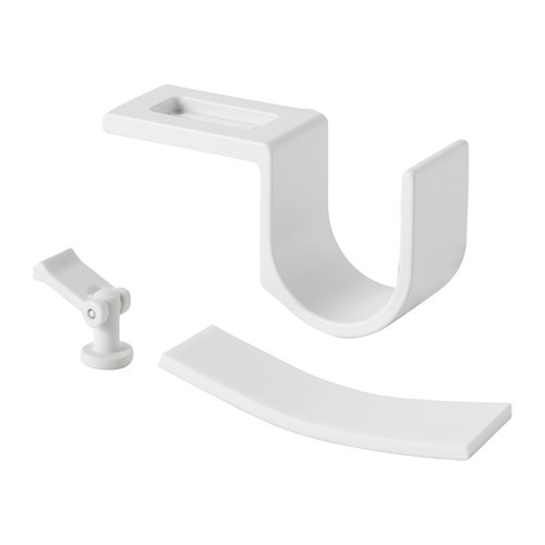 VIDGA Curtain rod holder, white *NEW* *FREE Shipping*