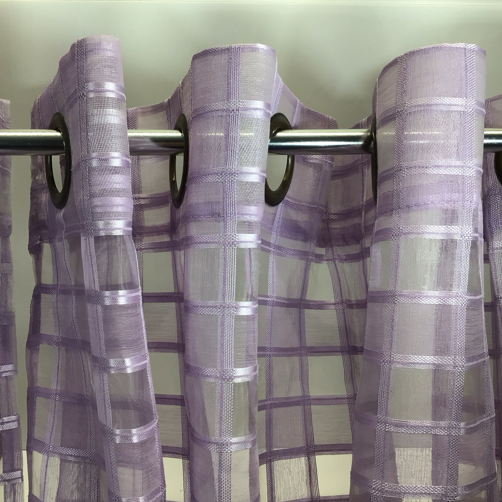 Lavender Sheer Curtain Panels 55” Wide X 84” Long Set Of 2 Panels