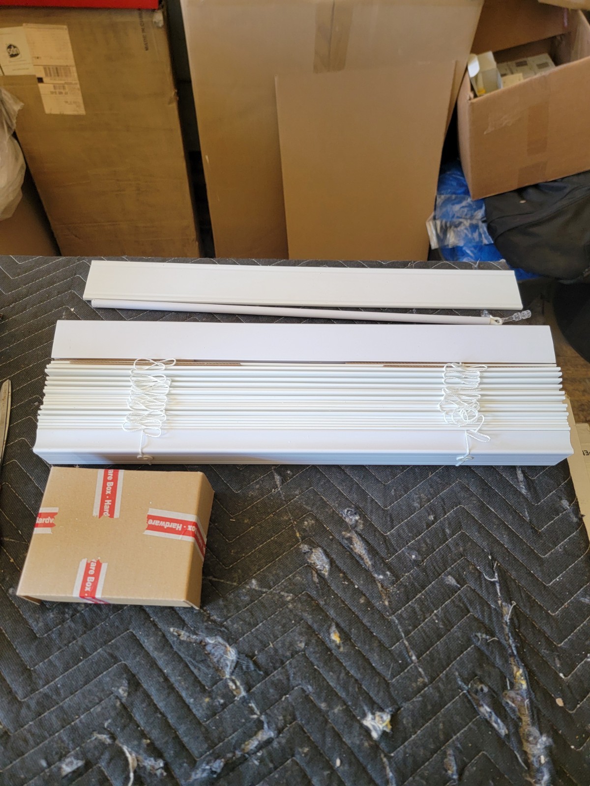 Lotus & Windoware Cordless, 2″ x 22″ x 48″ White Faux Wood Blind. FreeShipL48