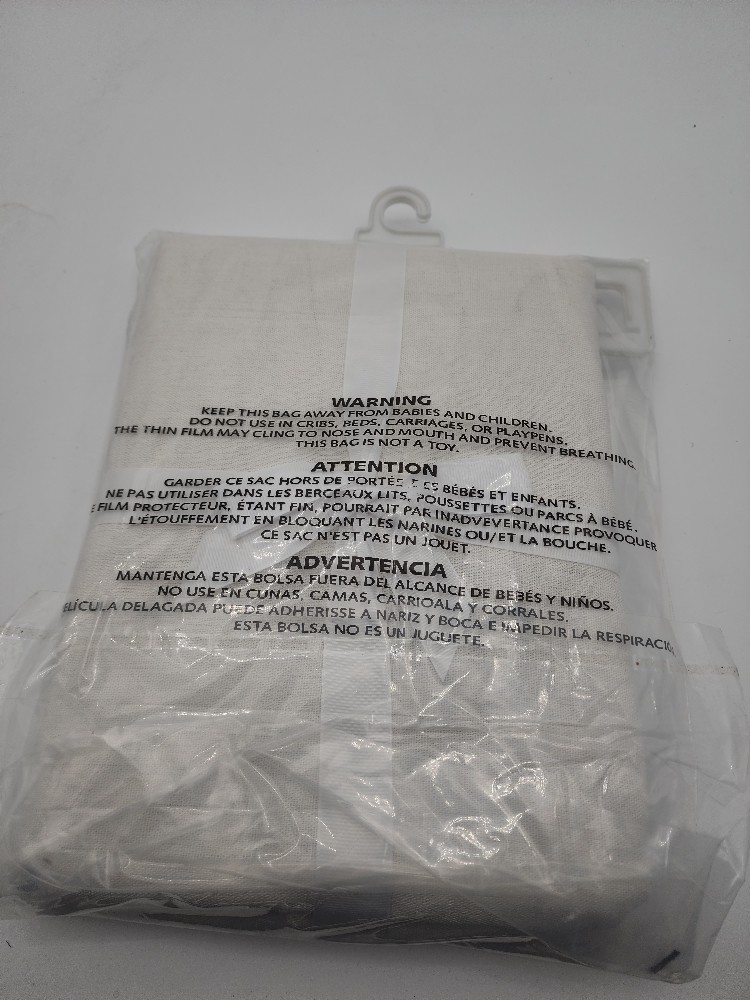 Lush Decor Off White Room Darkening Curtain – 84″ Single Panel Top Tab