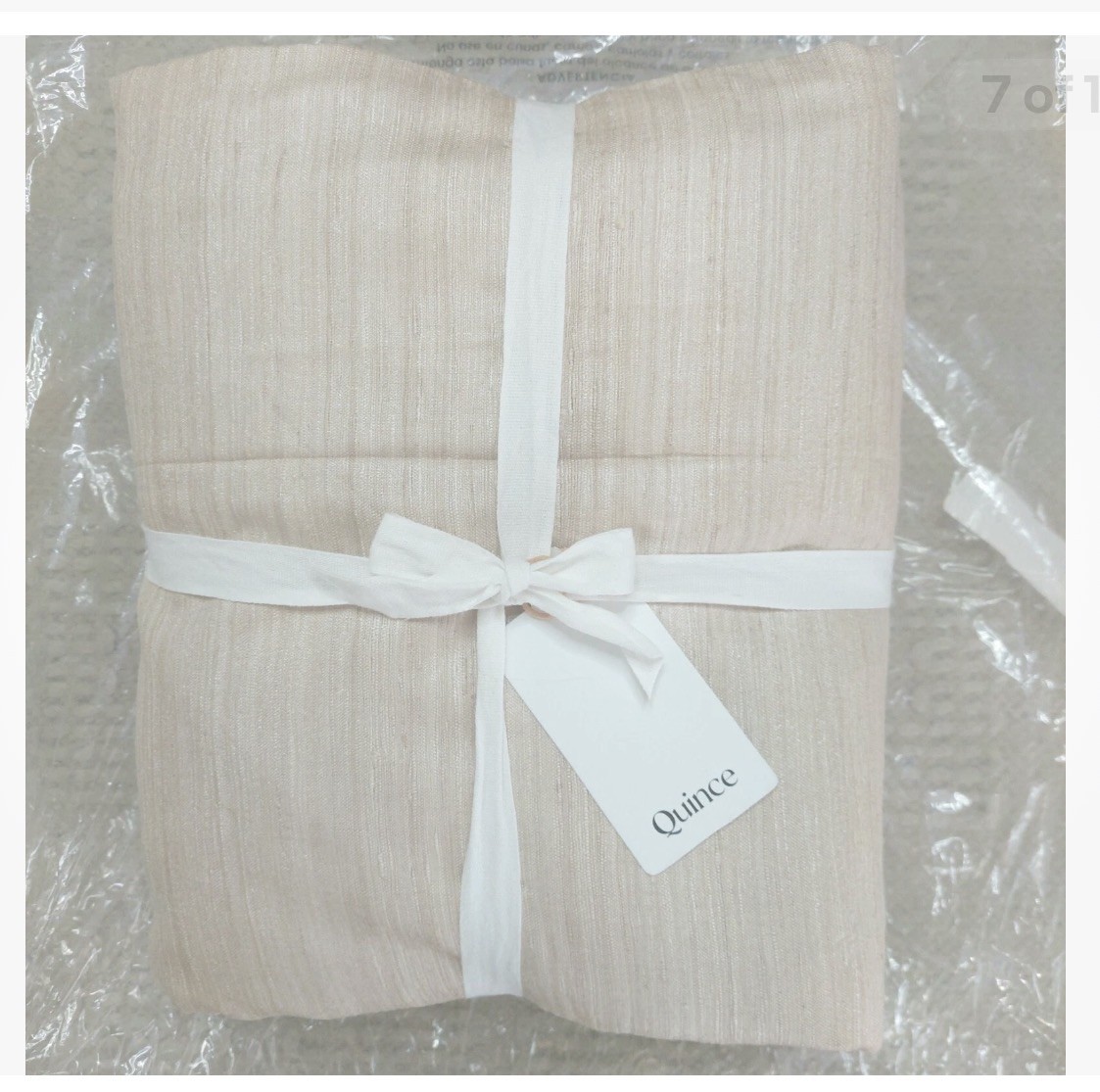 NWT! Quince Raw Silk Sand Blackout Curtains Set Of 2! 48″x84″ (A8)
