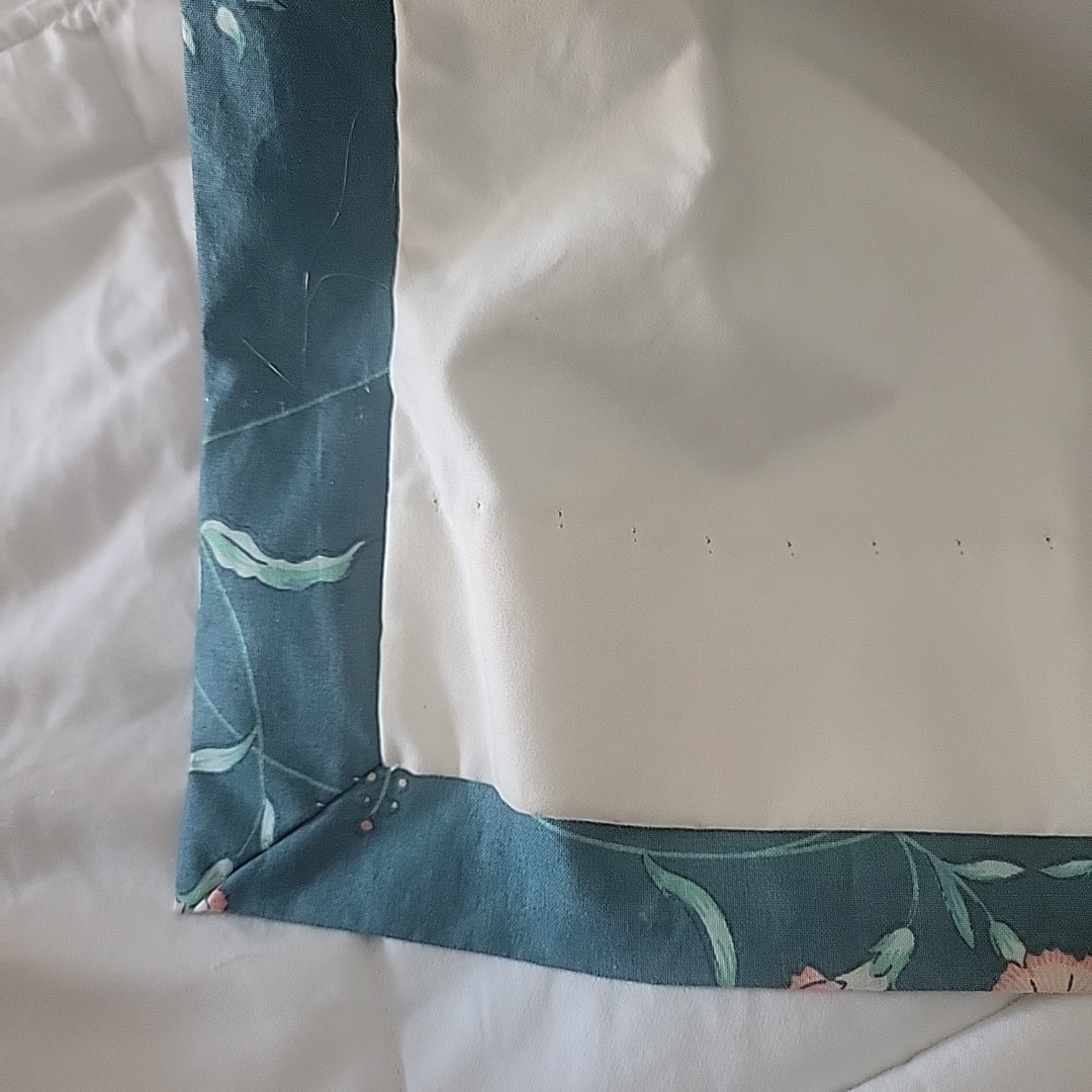 Vtg Custom Pleated Curtains Drapes Givenchy Green Floral Lined Cotton 100″x82″