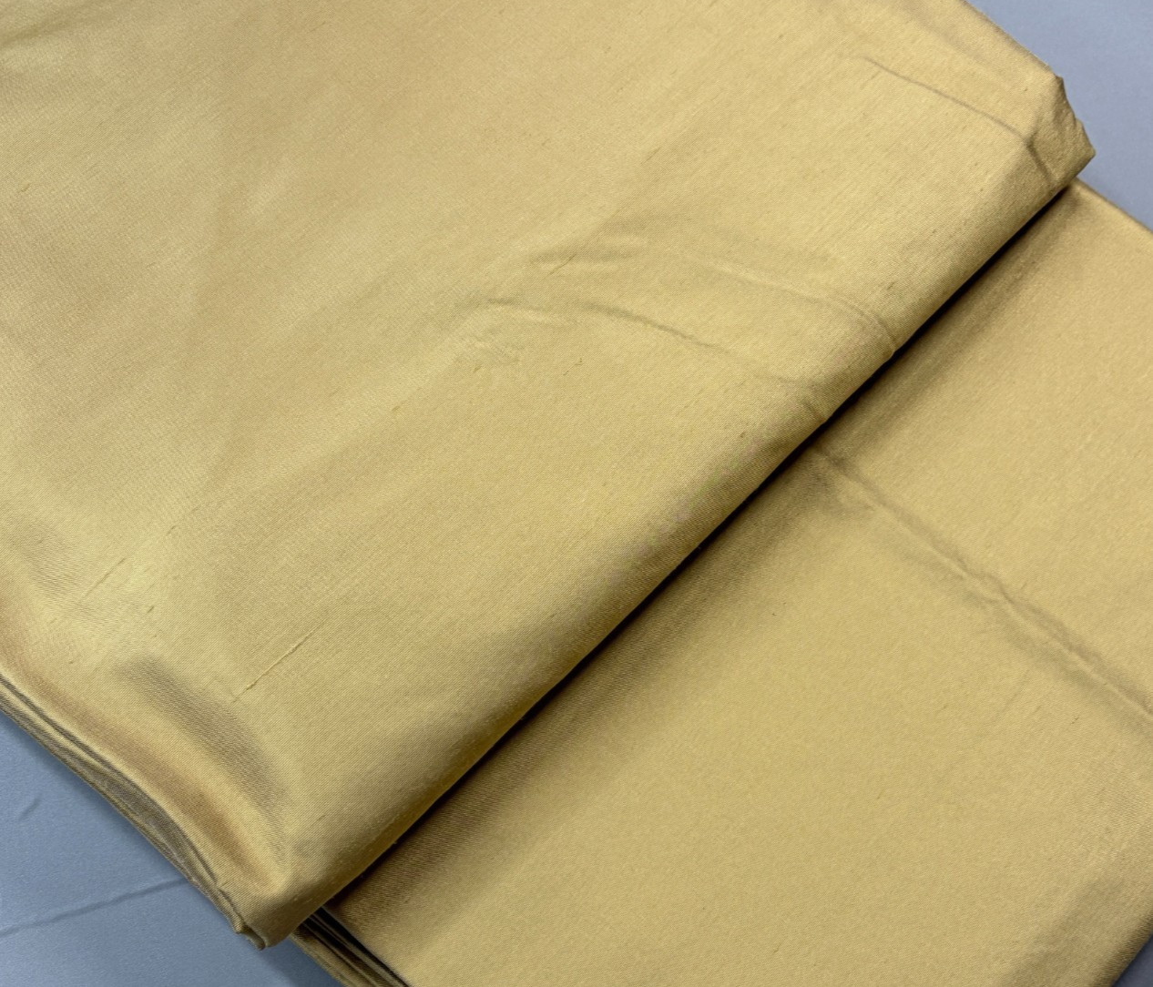 Restoration Hardware 100% Thai Silk Panels 50 X 96 in Gold