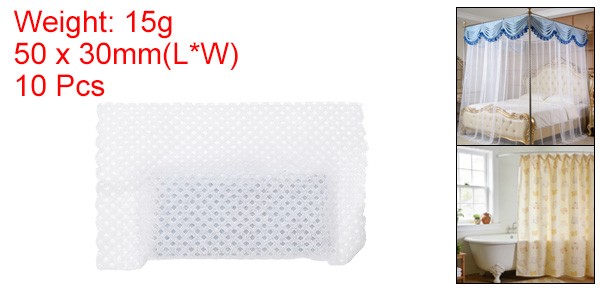 10 Pcs 15G Each Covered Drapery Weights Curtain Weights Curtain Iron Pendant