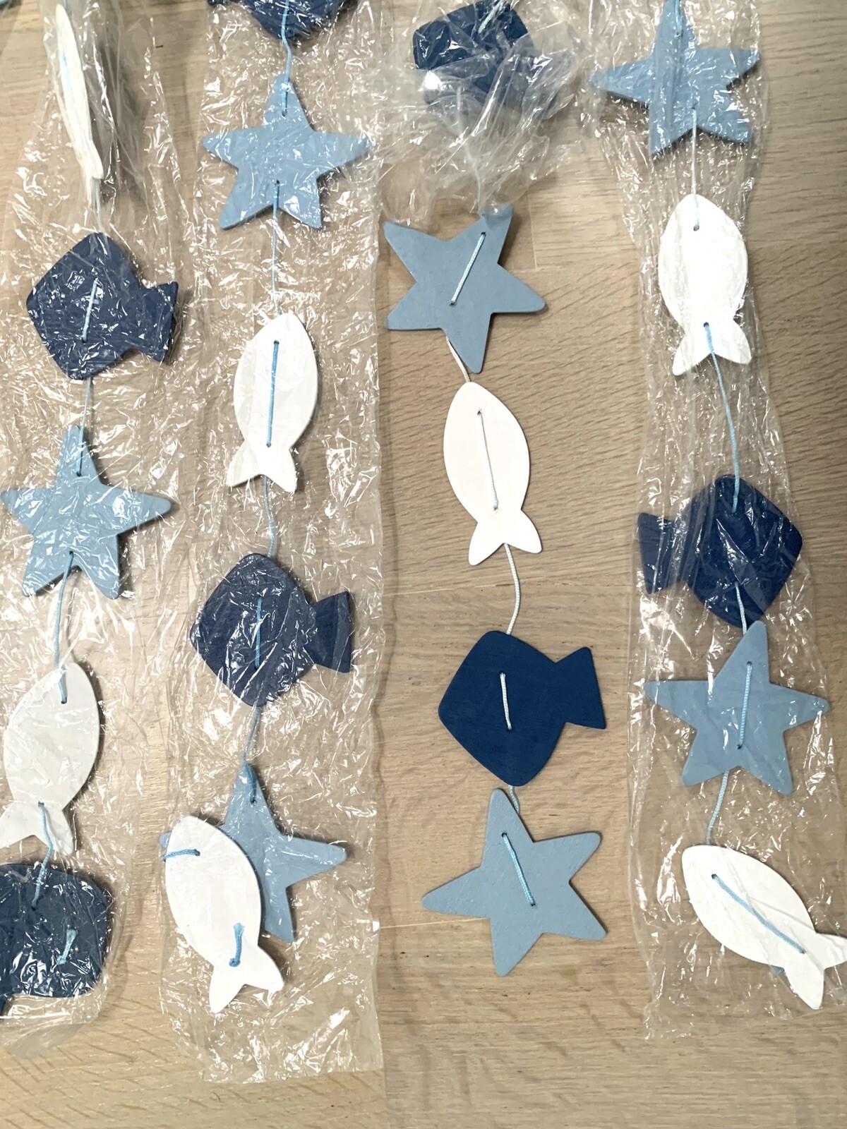 Stars Fish Shaped Door Window Hanging String Curtain Baby Kids Bed Room Divider