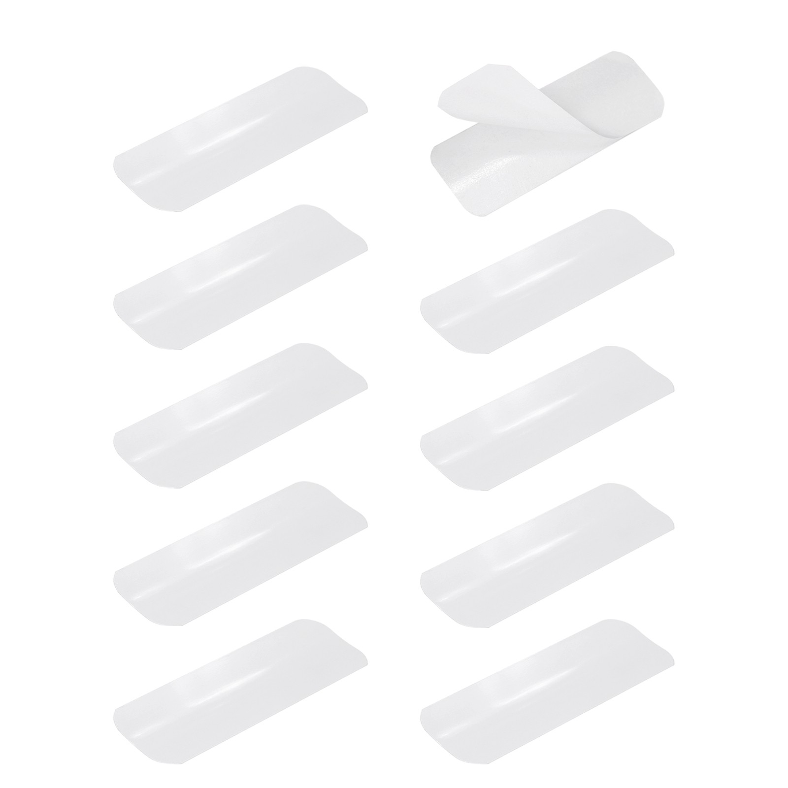 10Pcs 1″ W x 3″ l Self-Adhesive Mini Horizontal Blind Repair Tabs, White