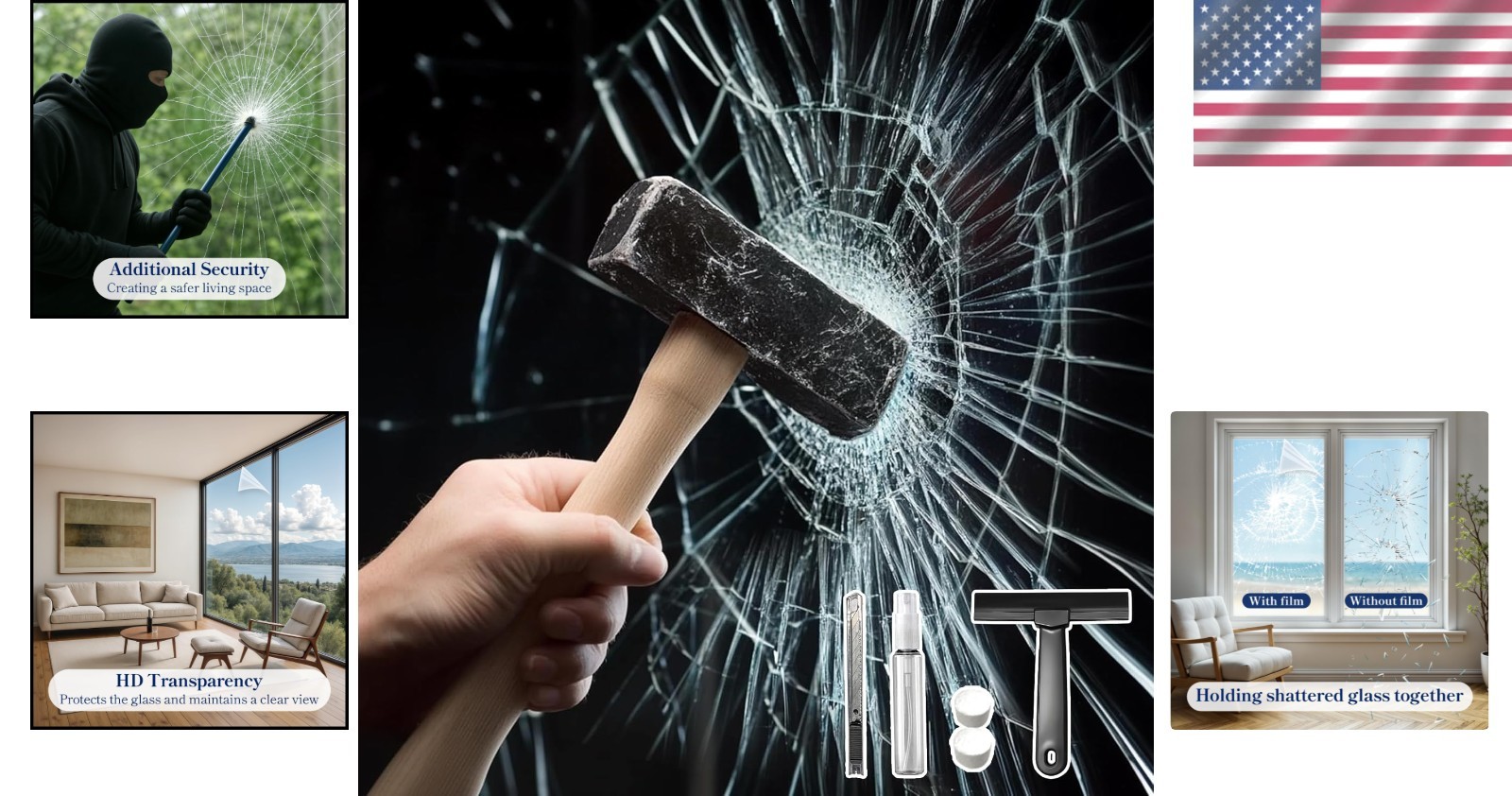 Easy Install Security Film 4 Mil Thickness