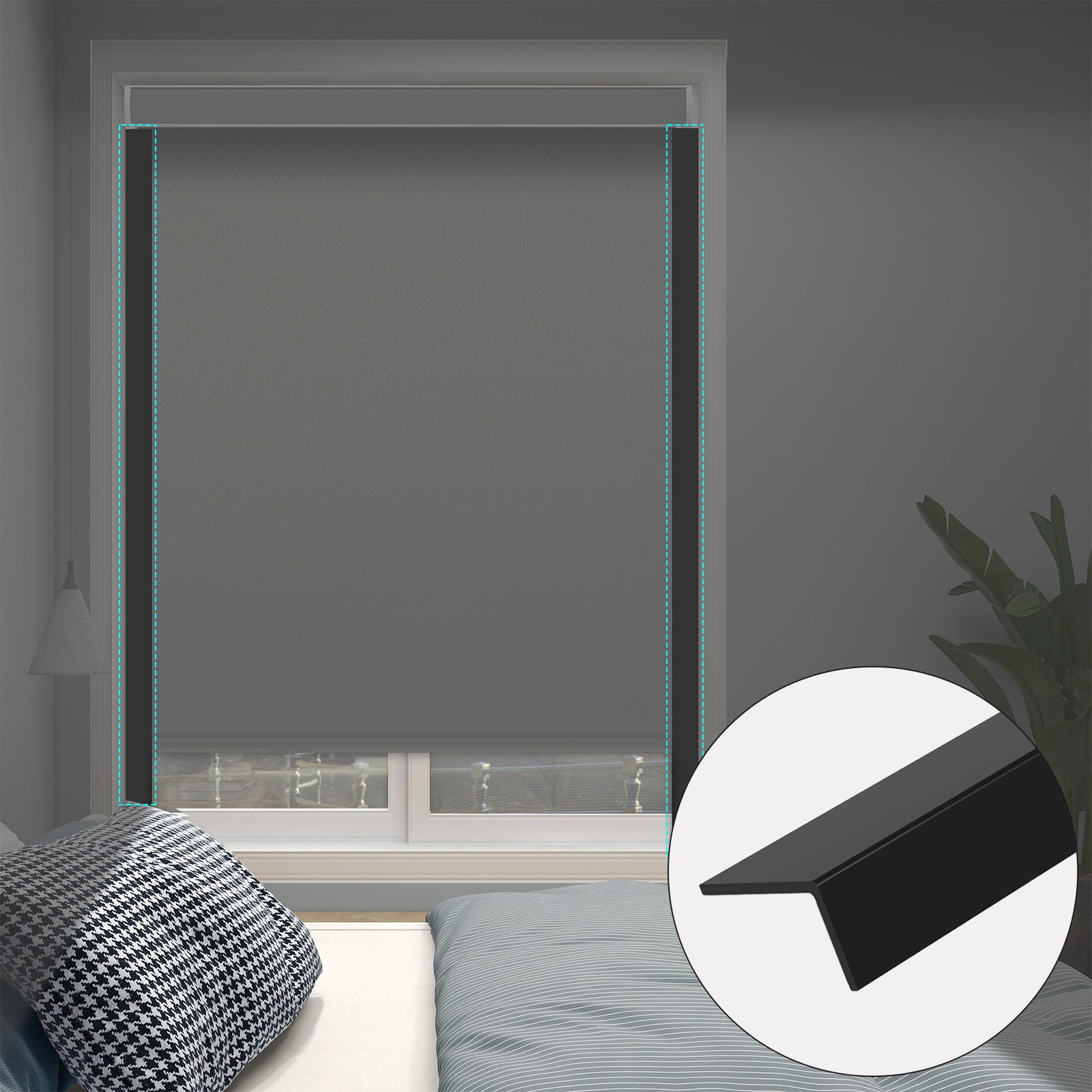 Changshade CUSTOM Light Filtering Corded Window Blind Roller Shade-Free Shipping