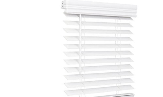 Lotus & Windoware Cordless, 2 Inch Faux Wood Blind, 35″ Wide x 64″ Long