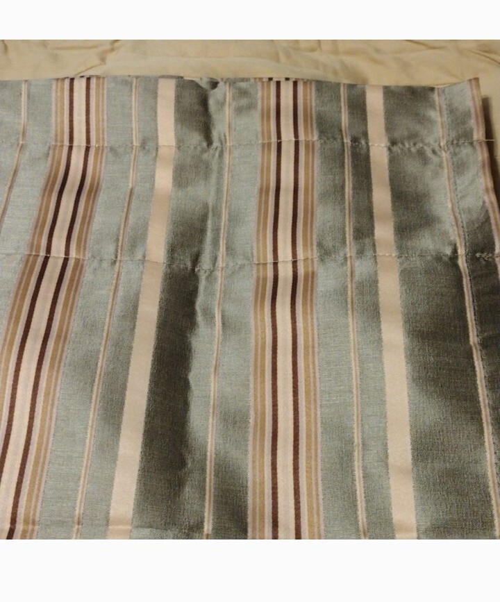 Rodeo Home Panel Curtains Green Bronze 52 x 21.5 in