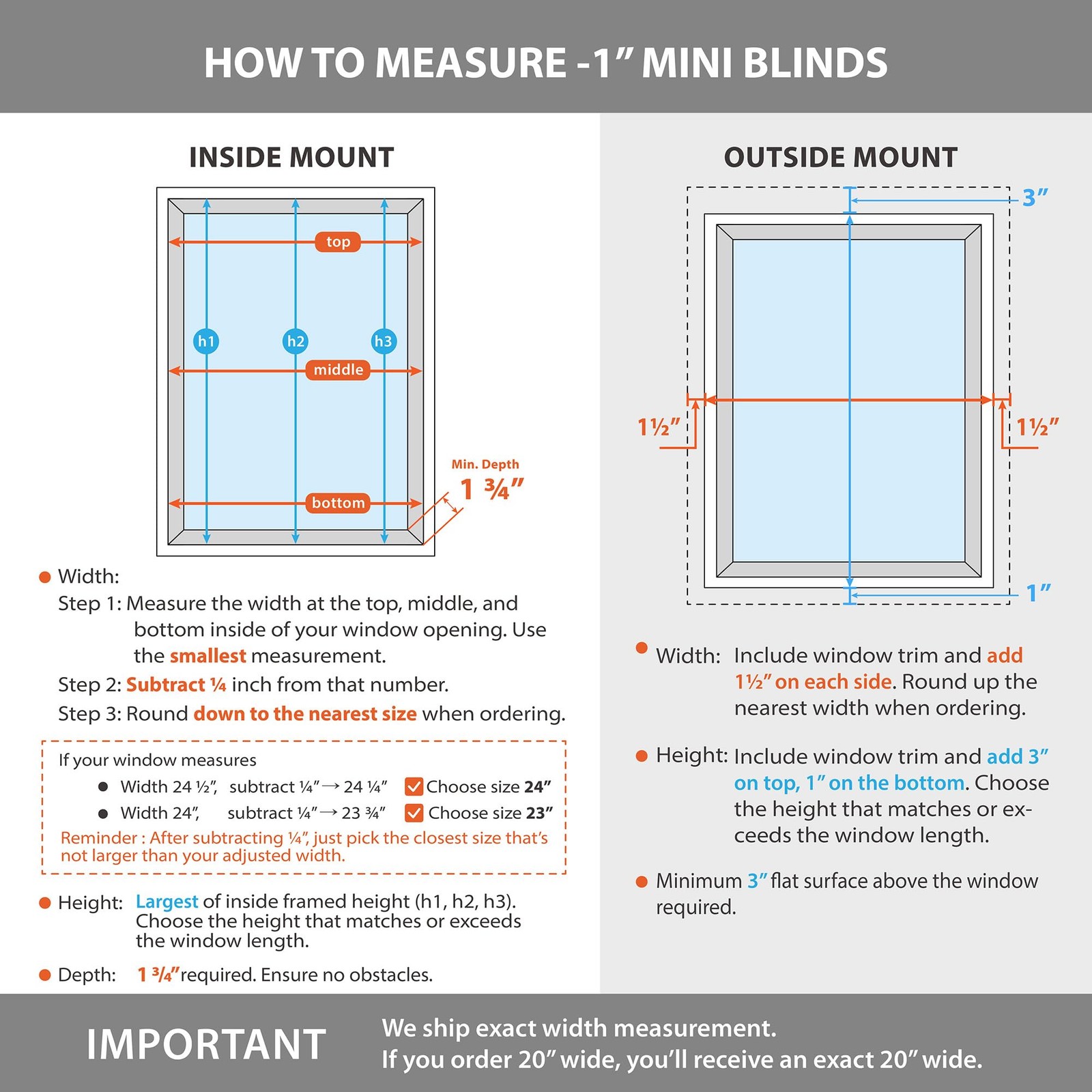 Cordless 1″ Mini Blind with Flexible Slats, 30″ W x 48″ H, Pearl White