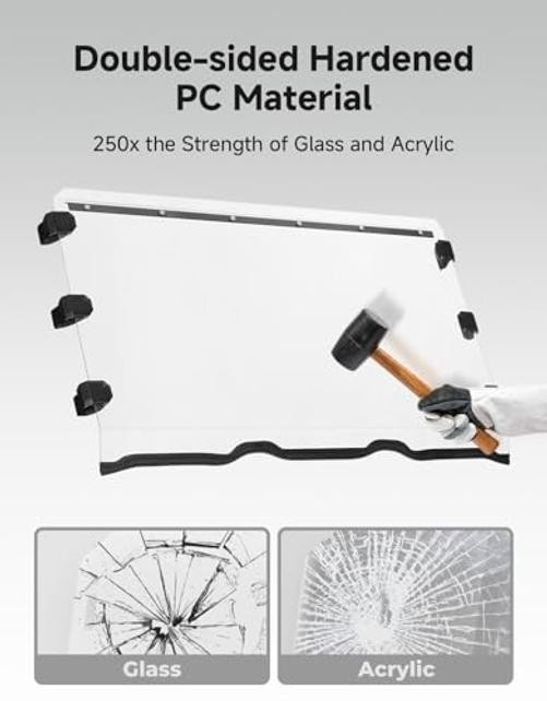UV-Resistant Front Windshield Compatible With Polaris Ranger 800 XP/ 800 XP