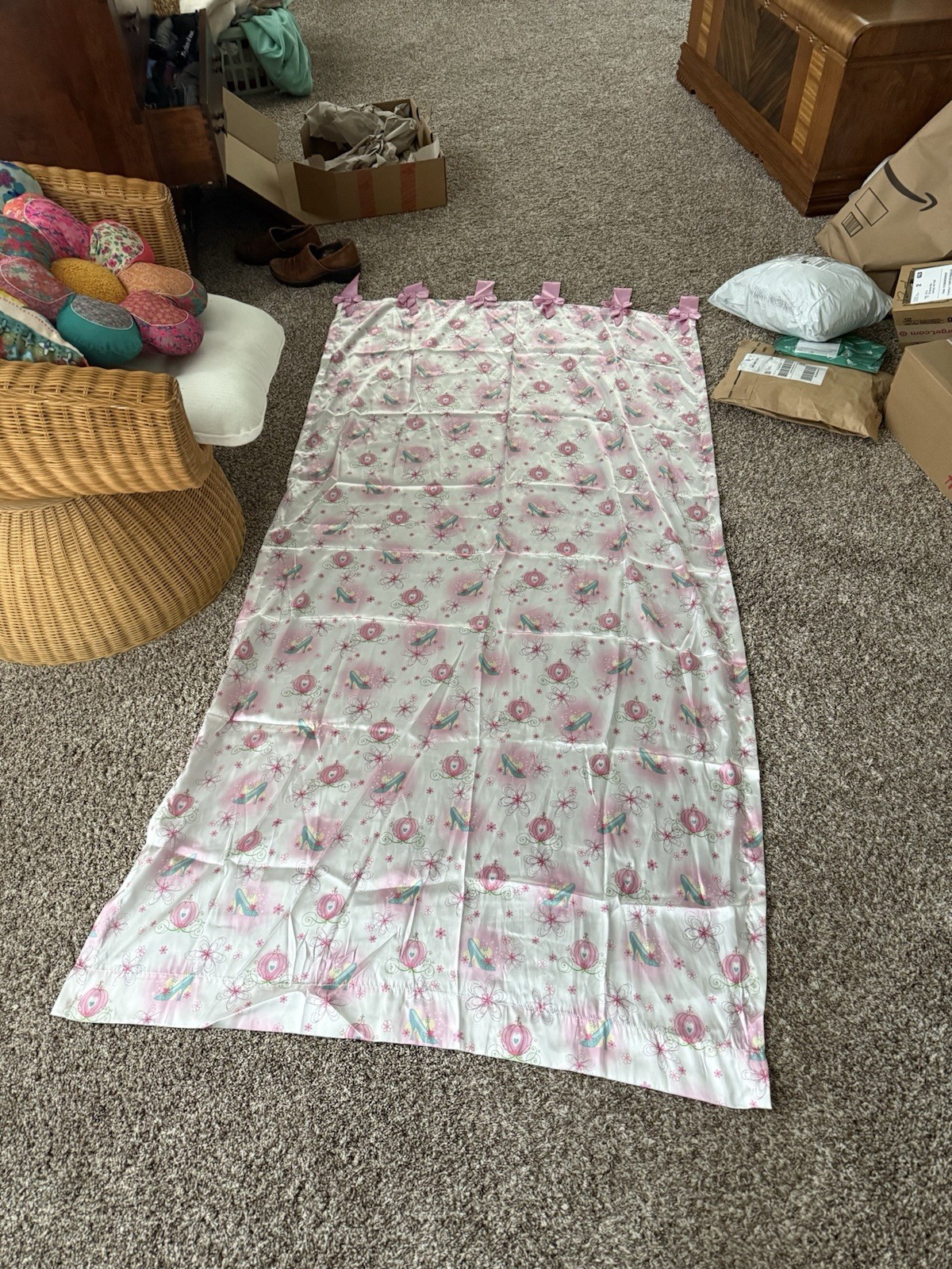 Disney Princess Satin Drape Panels 84 X 42 “