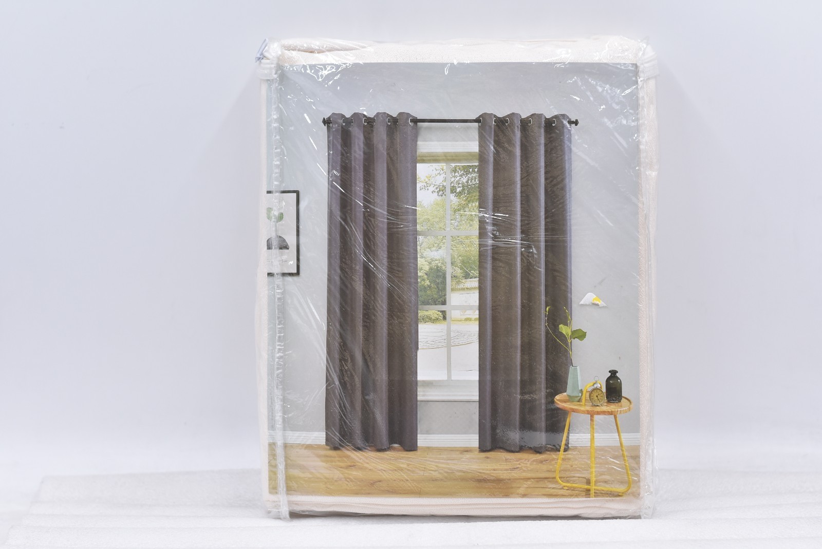 DWCN 52″ x 62″ Beige Curtains 2 Panels 100% Polyester