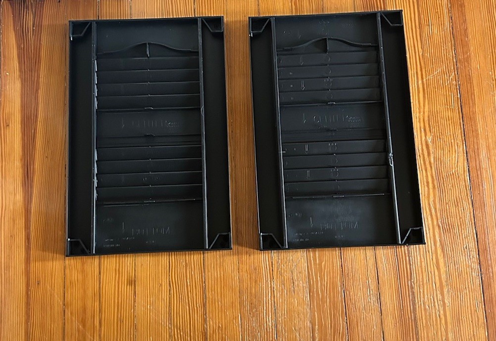 Ekena Millwork Open Louvred Vinyl Cathedral Shutter Pair 18 High X 12 Wide