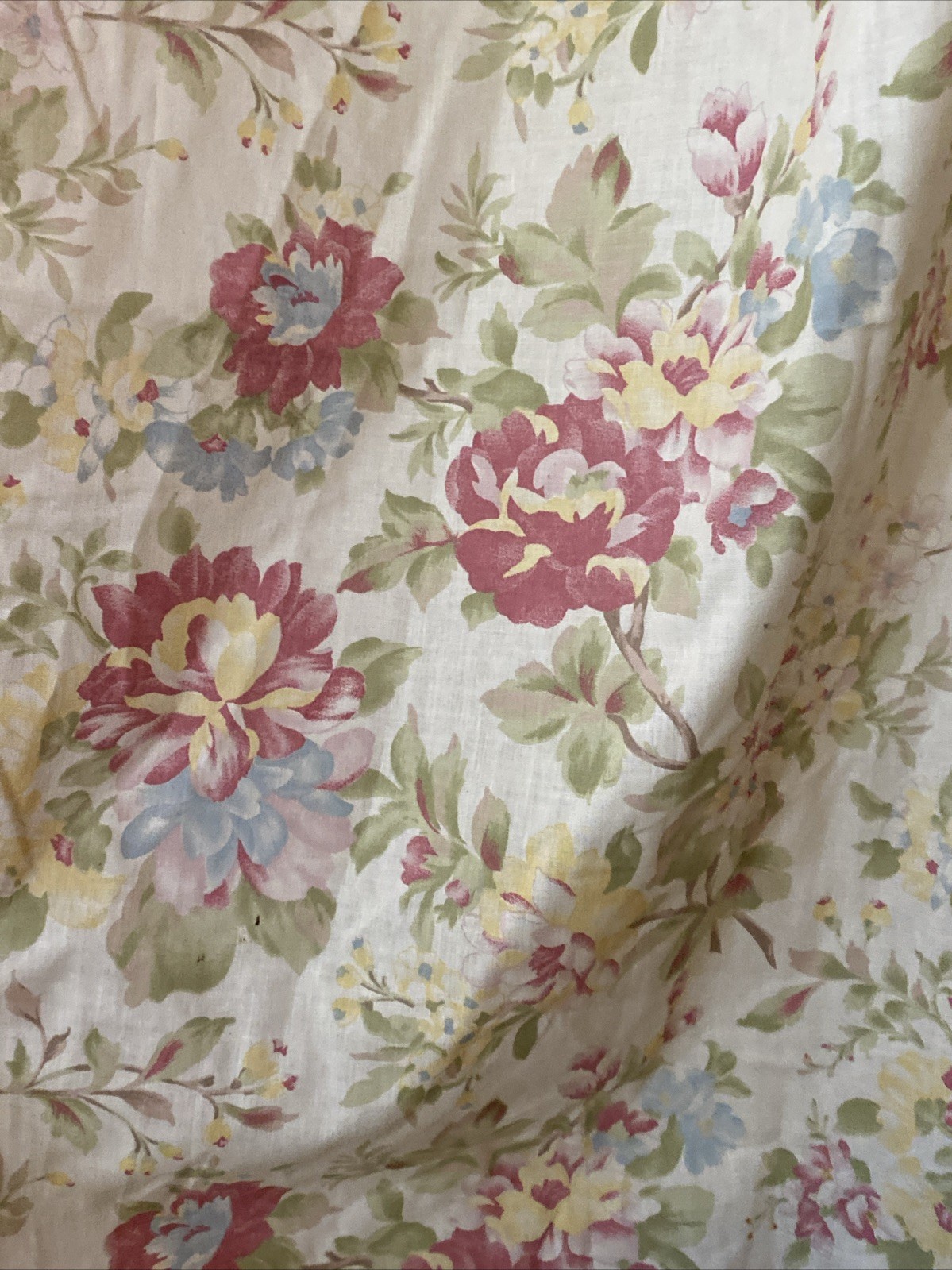 Vtg JC Penney Home Collection Floral Curtain Set 42×85