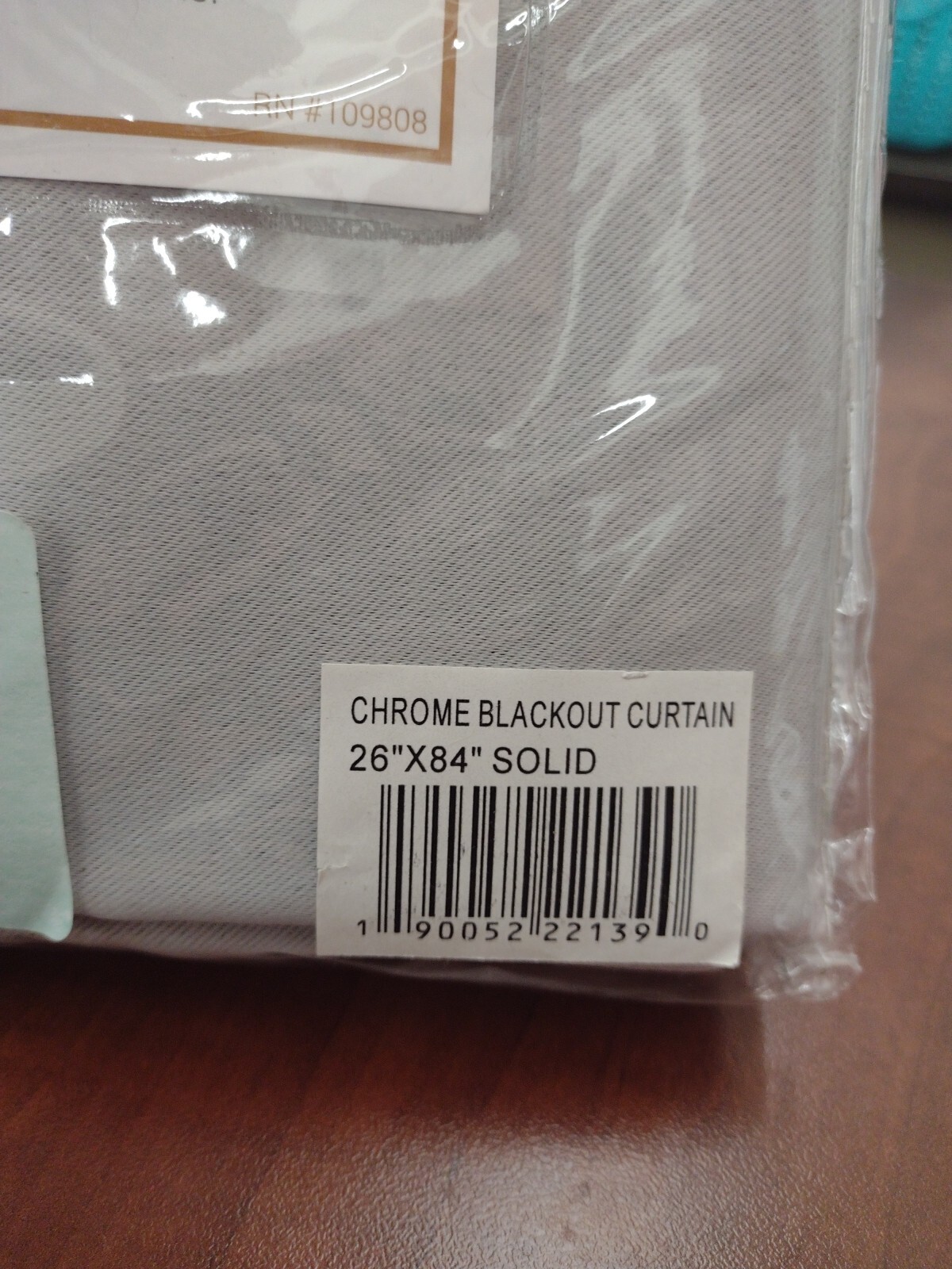 Superior Solid Premium Curtains 2 Blackout Rod Pocket Top Pannels Chrome 26″X84″