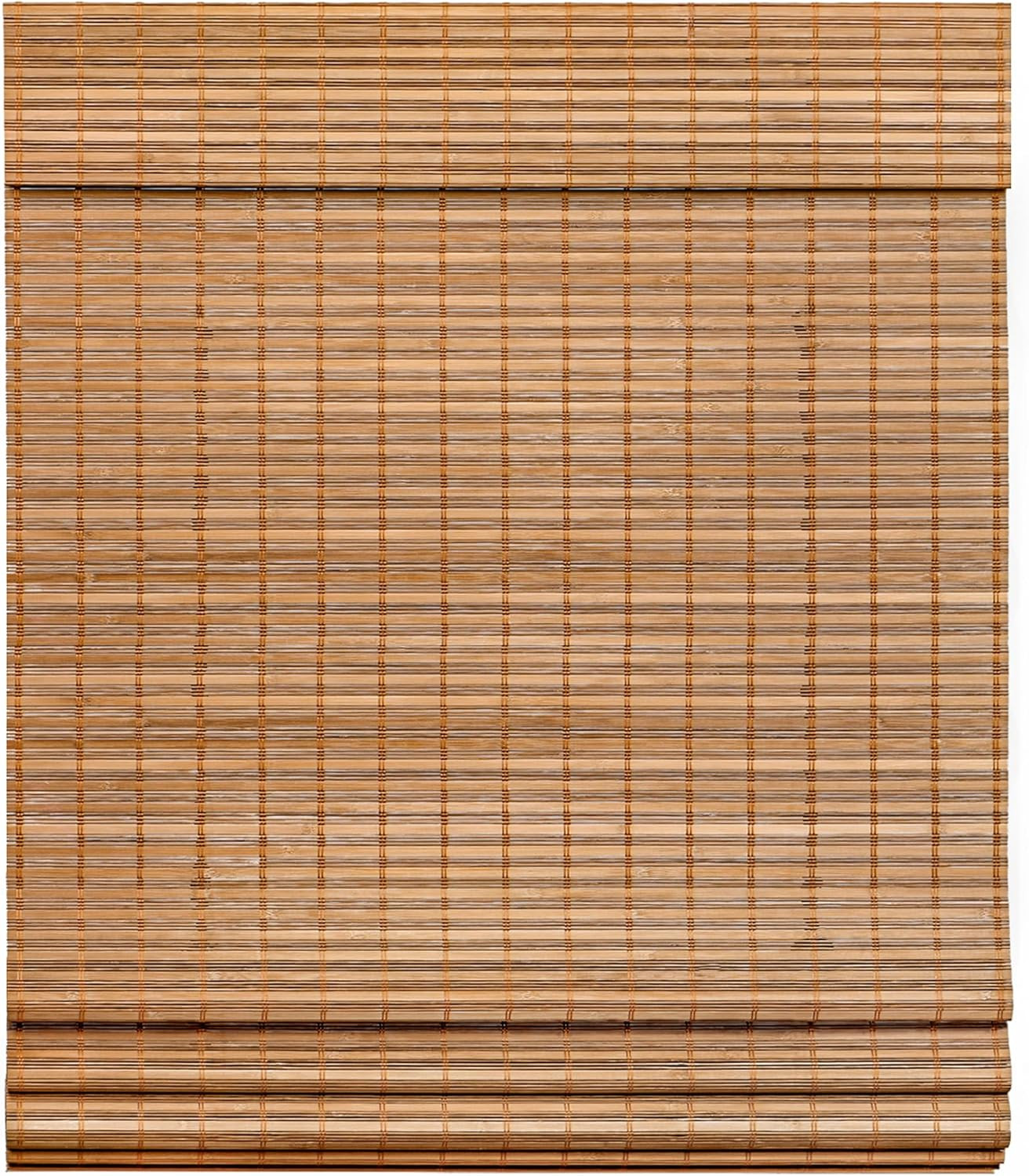 Cordless Bamboo Roman Shades 36” W X 60” H for Home & Office Decor