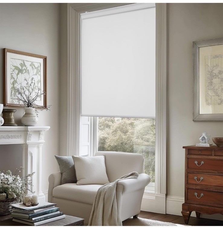 ChrisDowa 100% Blackout Roller Shade, Window Blind with Thermal Insulated, 40*72