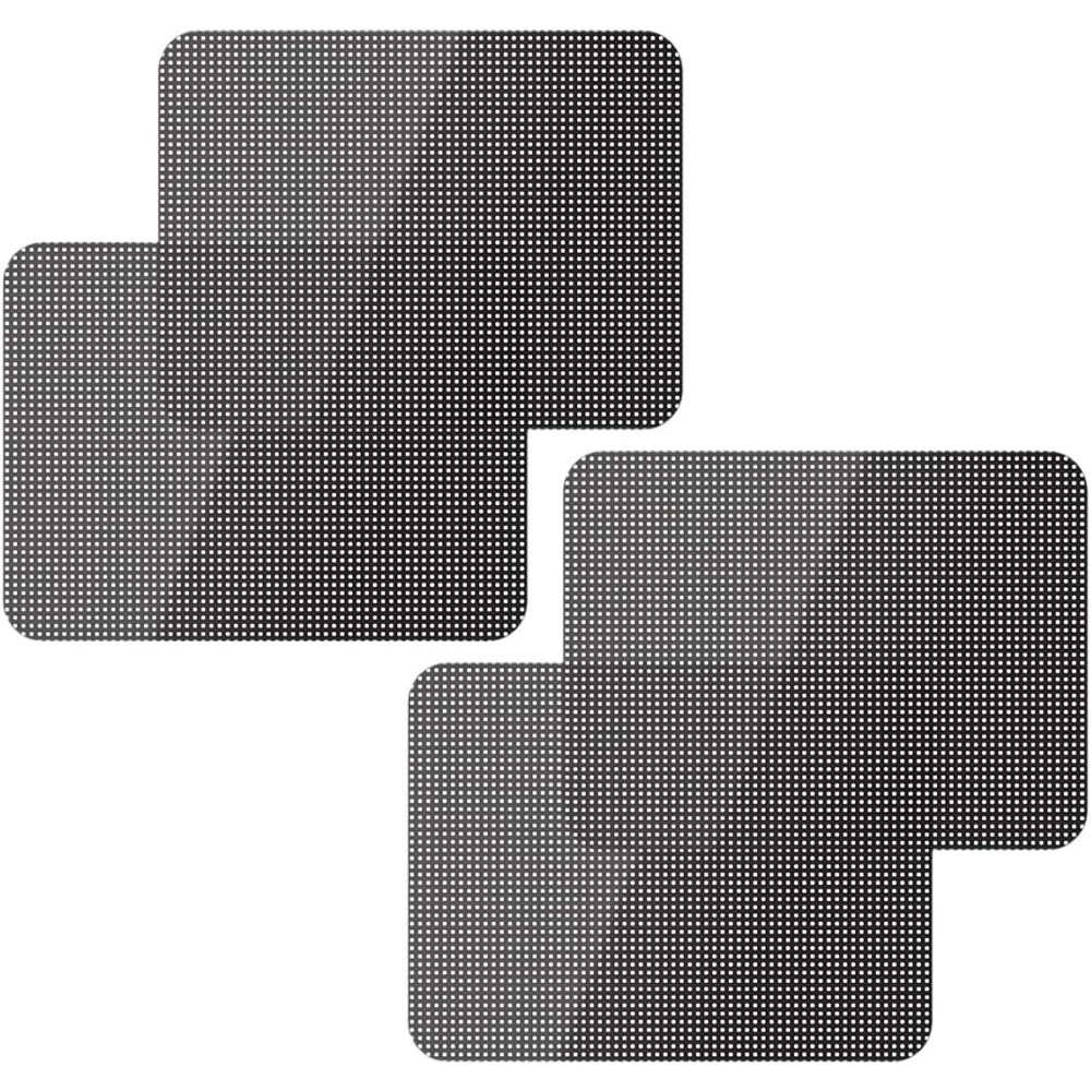 Reusable 4-Piece Car Side Window Sun Shade, Static Cling UV Blocker and Privacy