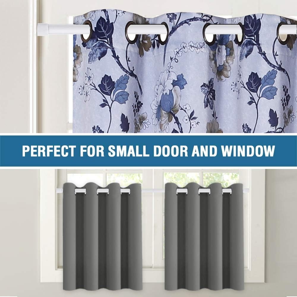 2 Pack Spring Tension Curtain Rods 36-60 Inch Lightweight Tensions Rods Secur…