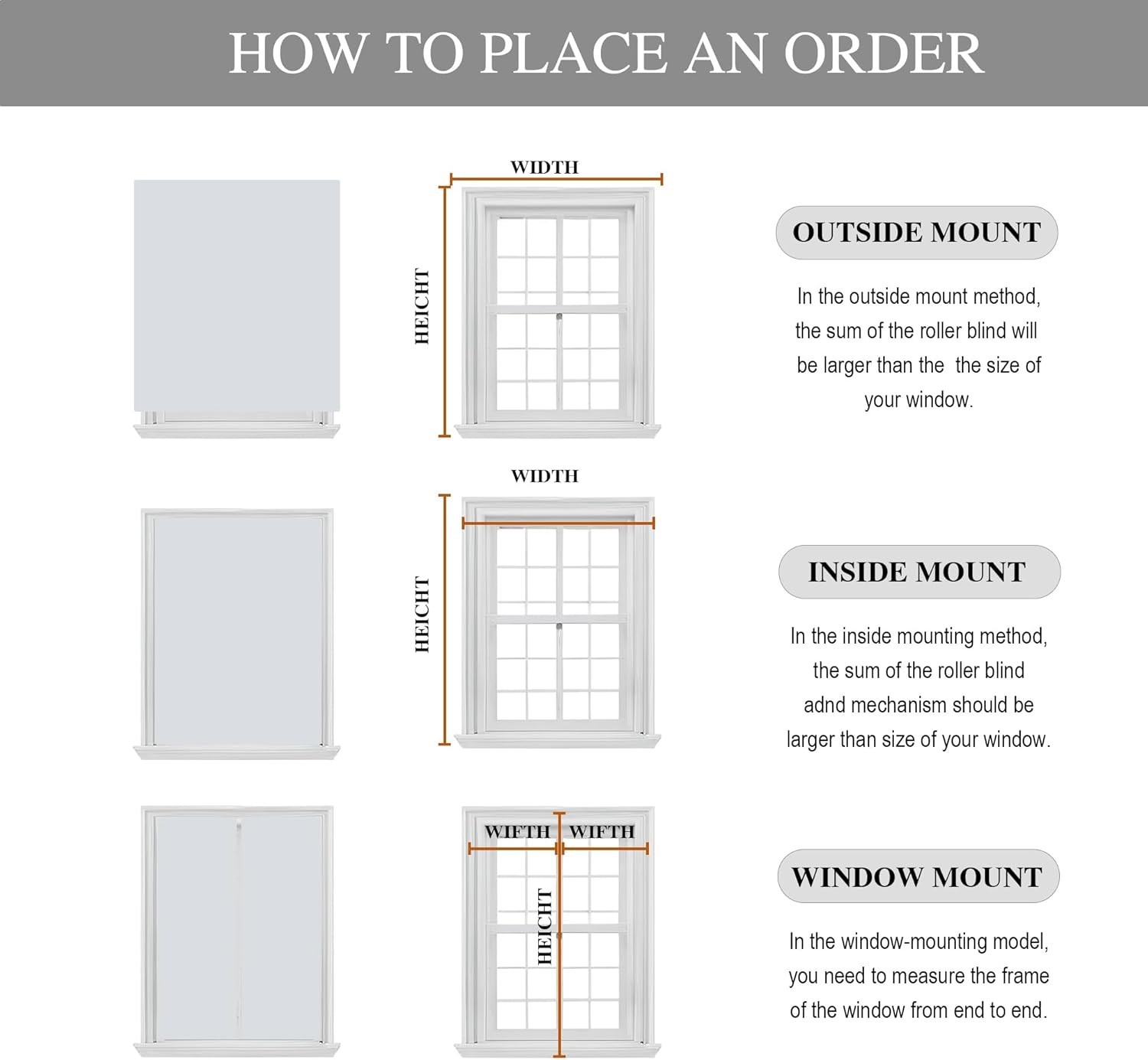 100% Blackout Cordless Roller Door Blinds, 30×72 inch – Easy Installation Shade