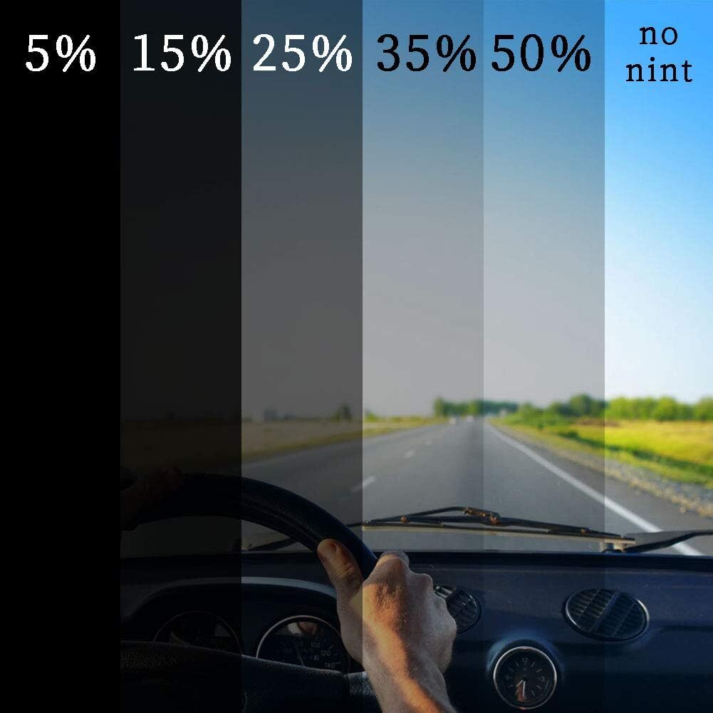 10ft 20ft Uncut Roll Window Tint Film 5% 15% 25% 35% Car Home Office Glass USA