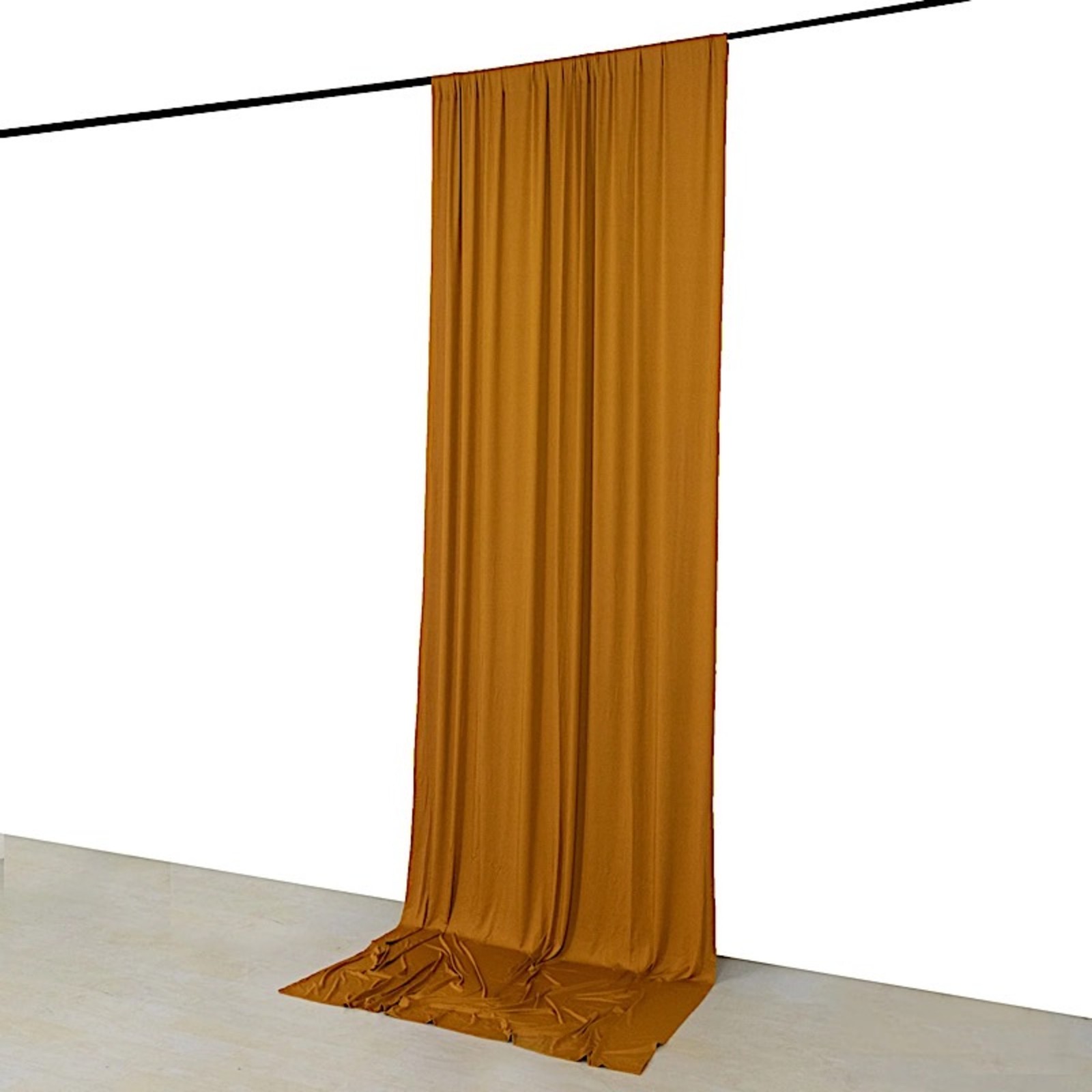 5 ft x 12 ftGOLD 4-Way Stretch Spandex Divider Backdrop Curtain Party Wedding
