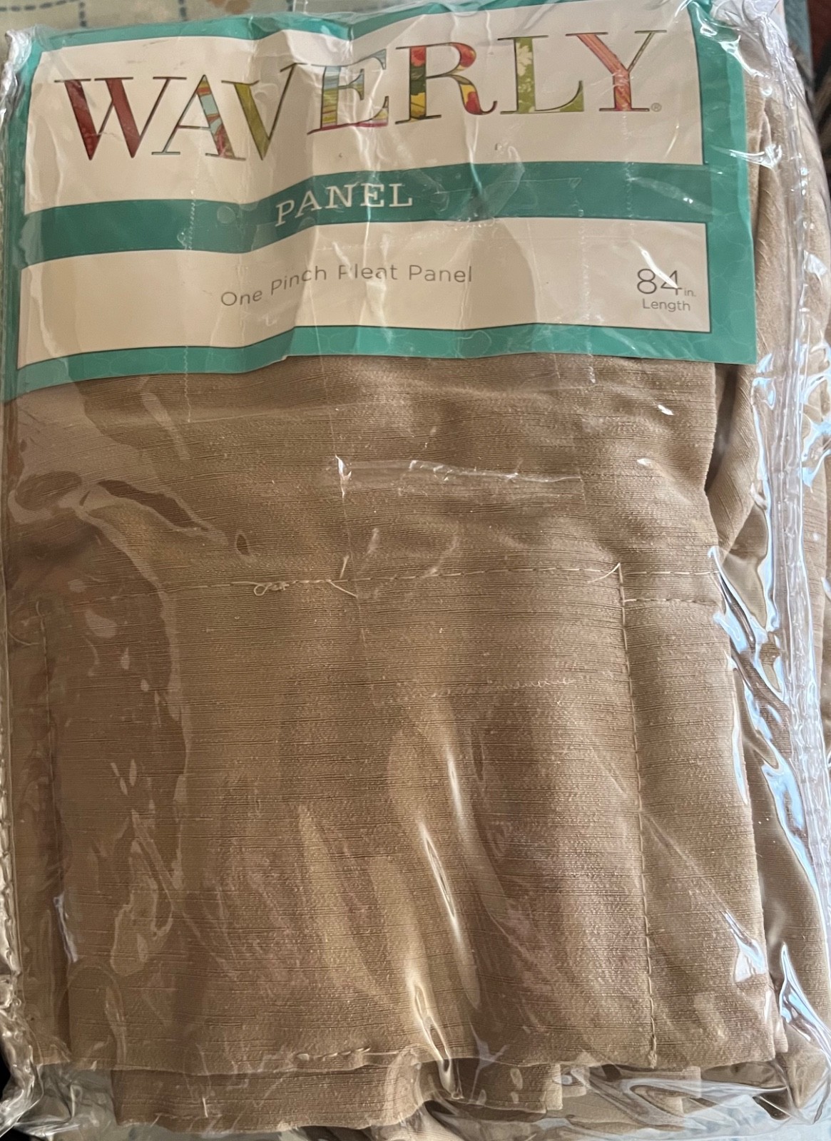 Waverly Pinch Pleat Curtain 50″W x 84″L-medium brown