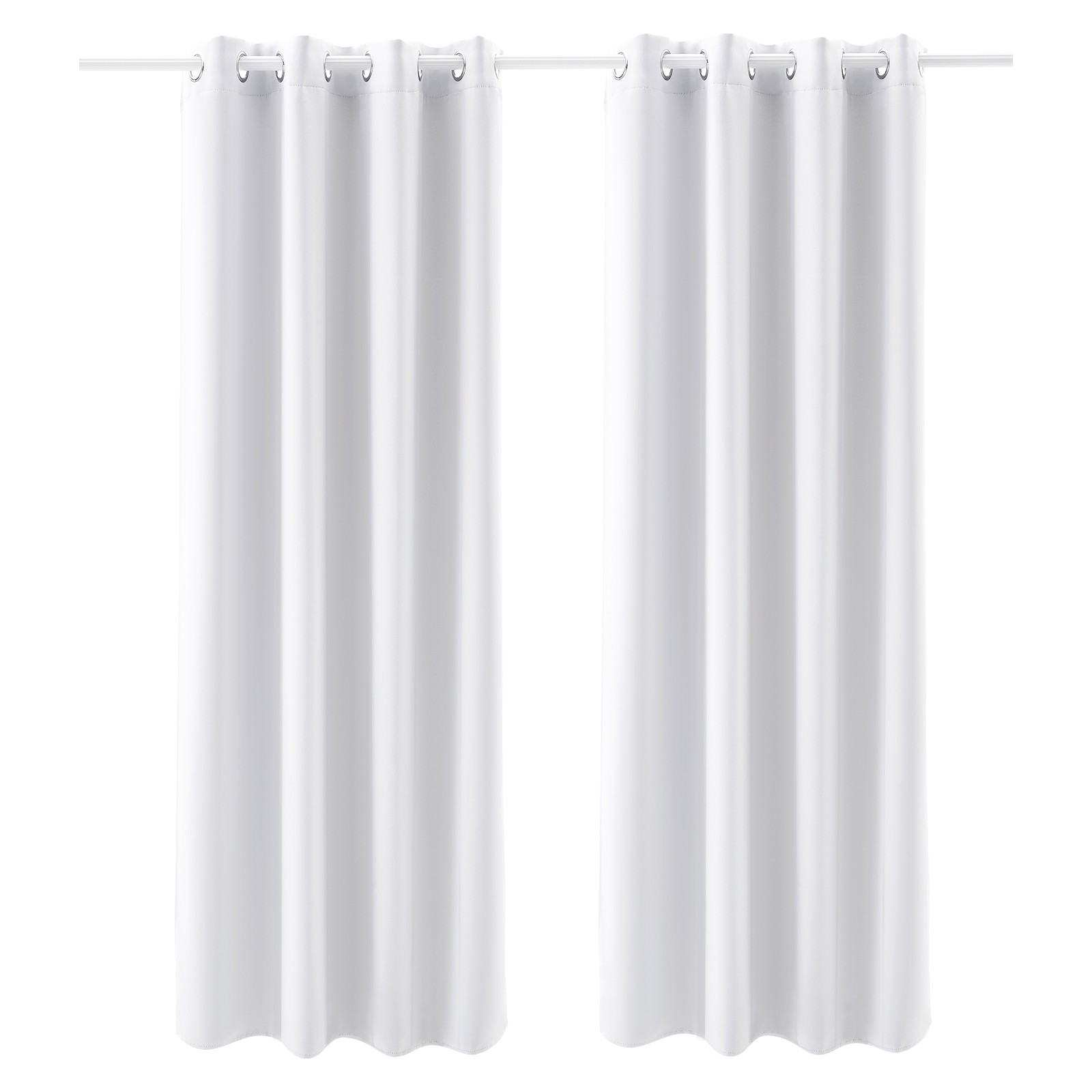 Uimoso 2-Piece Thermal Blackout Curtains with Grommets, 52×84 Inches