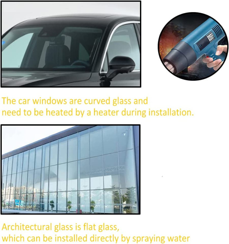 80% VLT Nano Ceramic Car Front Window Film 99% anti UV Heat Insulation Sun Block