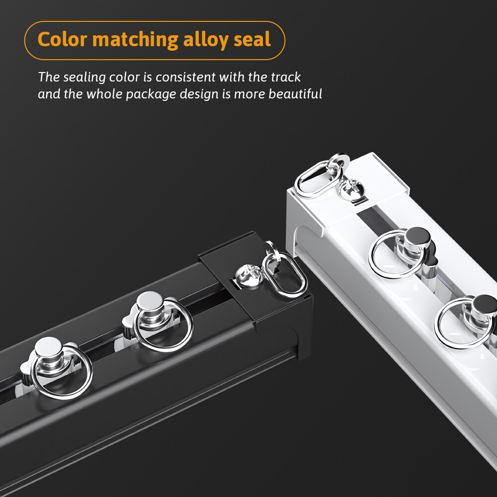 3M Heavy Duty Alloy Curtain Track Rail Set Ceiling or Wall Mounting Room Divider