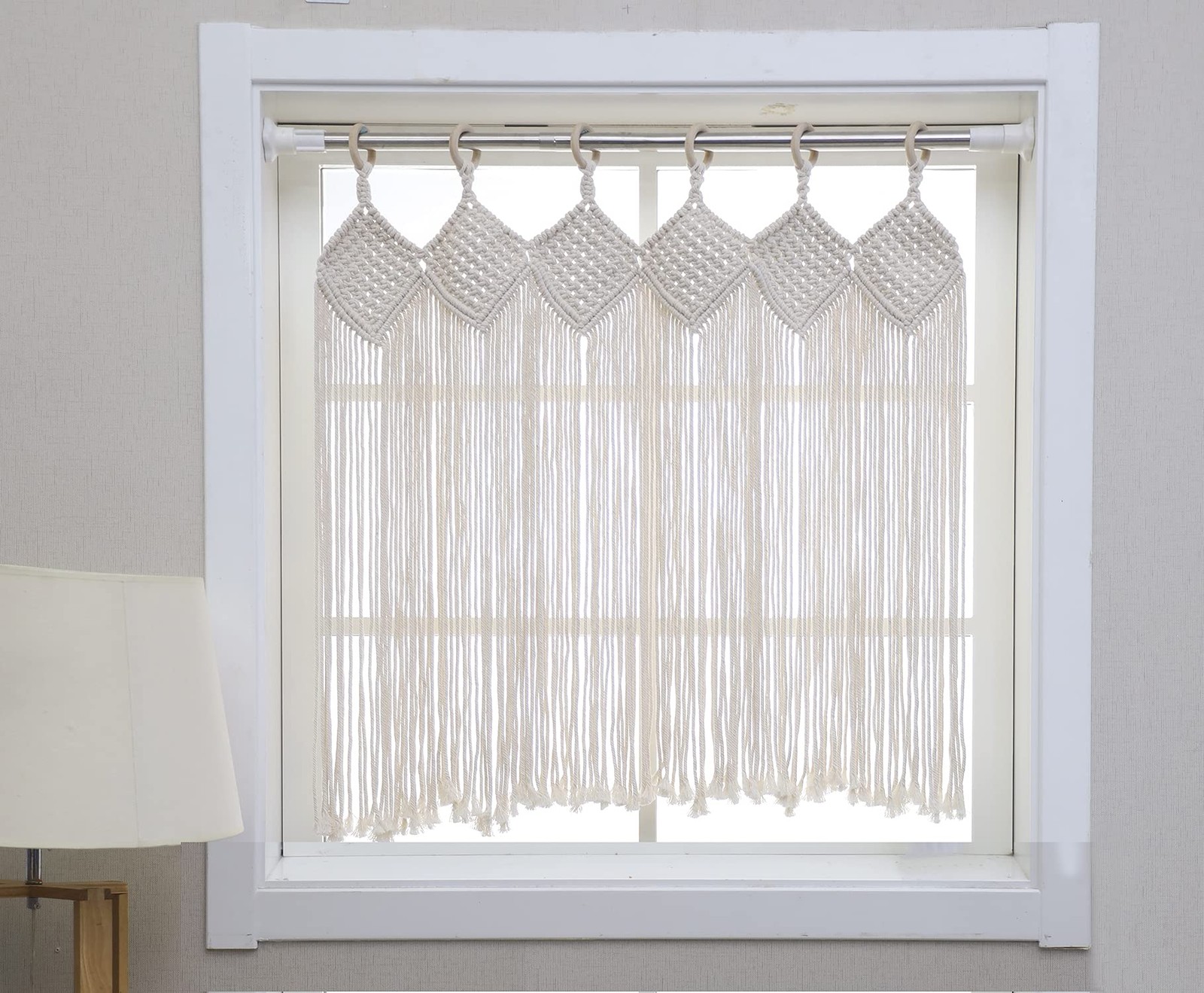 Macrame Curtains/Woven Window Valance/Bohemian Decoration for Apartment Dorm …
