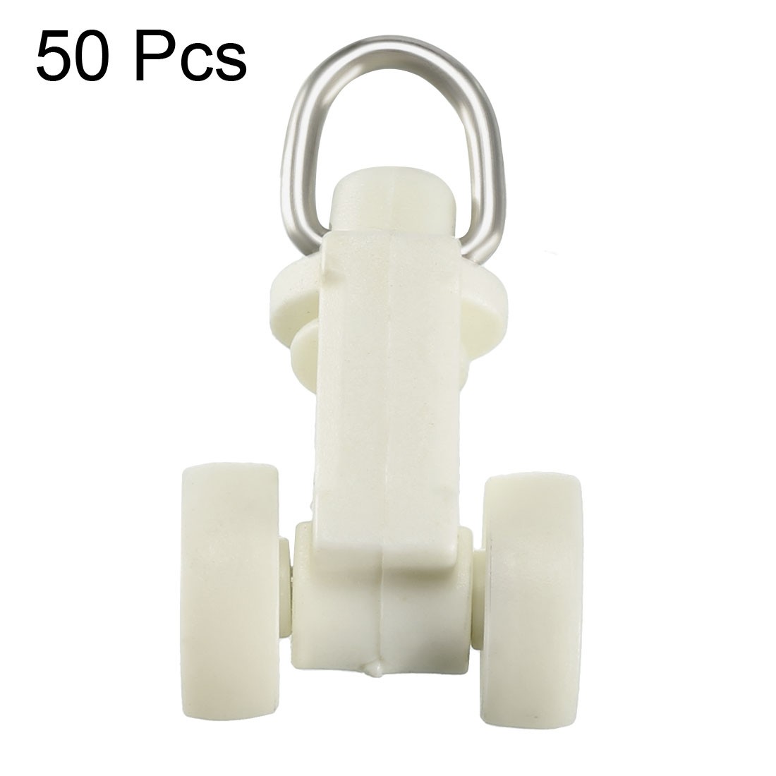 10mm Curtain Track for Plastic Twin Wheeled Carriers Drapery Rail 50Pcs