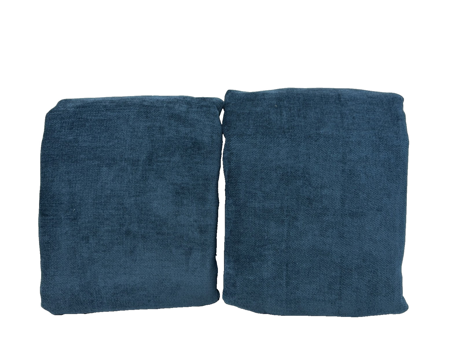 New West Elm Worn Velvet Drapes 48′ x 108″ Set of 2 ~Regal Blue~ Pottery Barn
