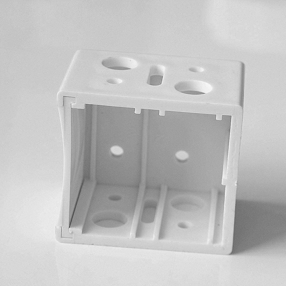 Versatile 4-Piece White Brackets for 1″ Mini Blinds – Inside/Outside Mounting