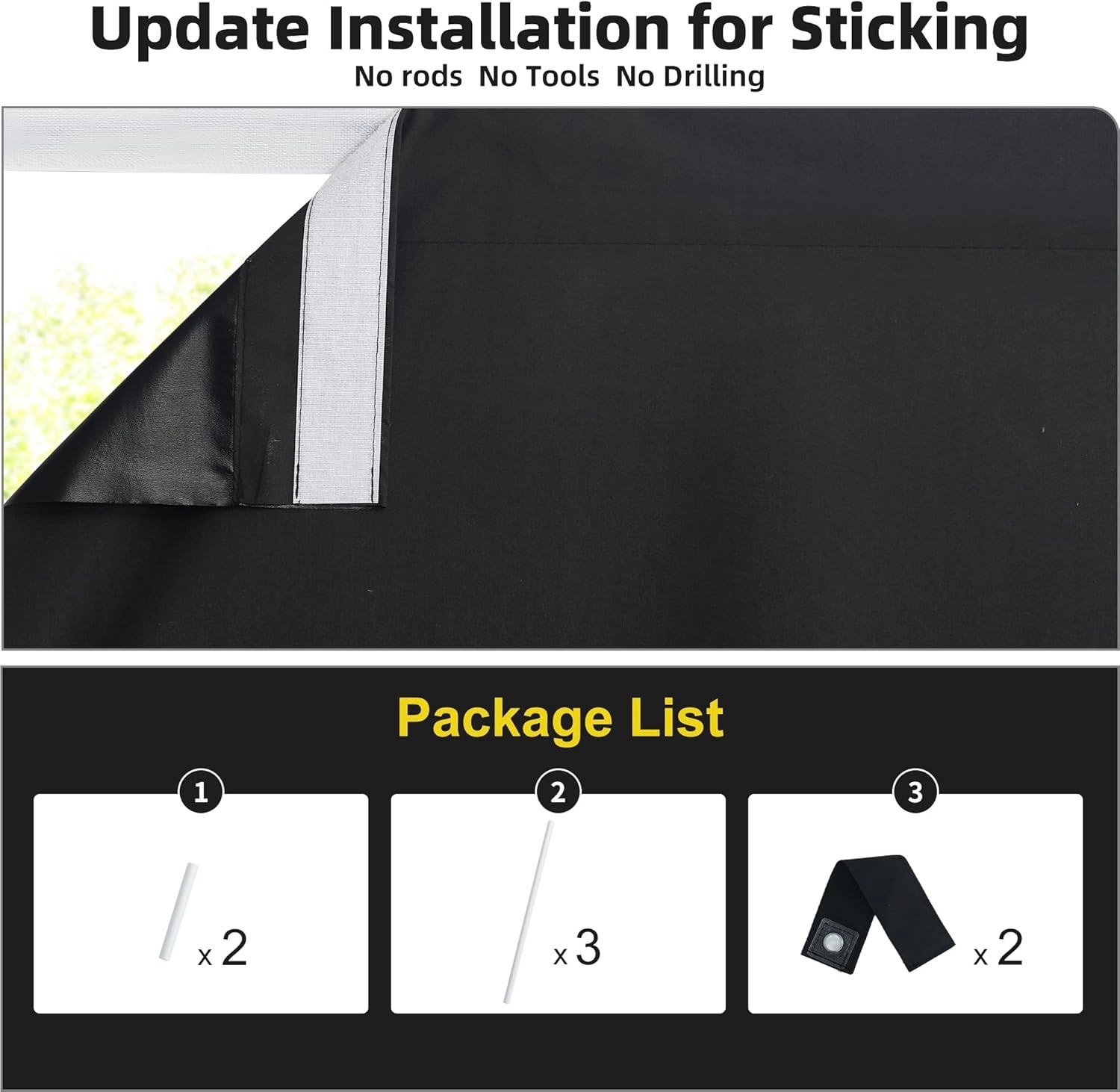 Full Blackout Door Curtain for Cordless Roller Window Covering Shades Blinds,…