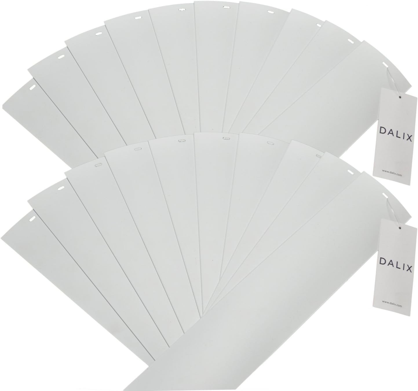 Easy Trim White Vinyl Blind Slat Replacements