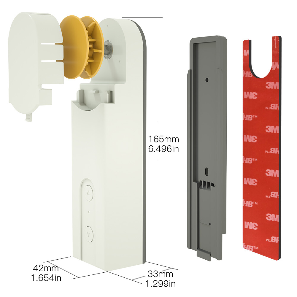 MOES ZigBee Smart Curtain Motor Roller Blinds Shutter Drive DIY With Solar Panel