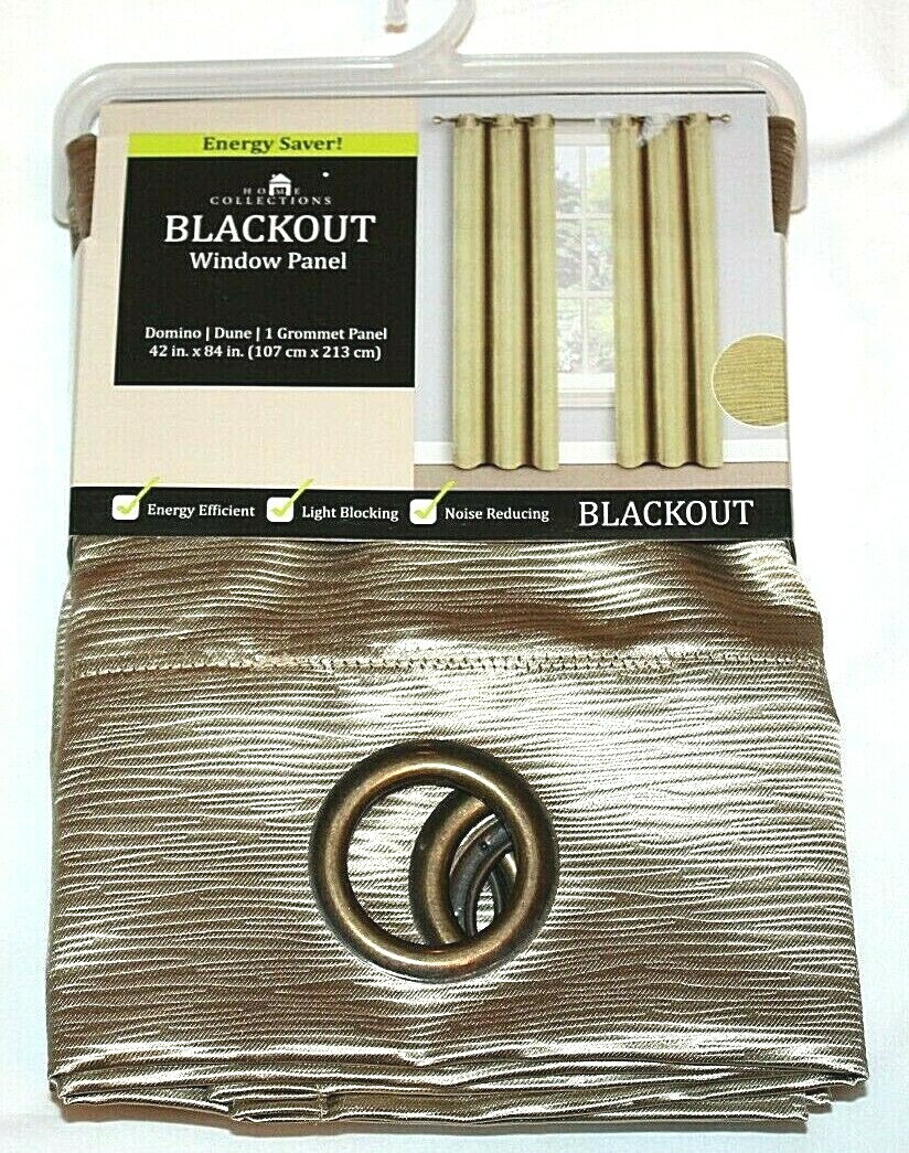 Home Collections Blackout One Grommet Window Panel Domino Dune
